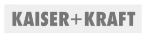 Das Logo der Firma Kaiser + Kraft.