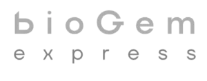 Das Logo von Biogem Express.