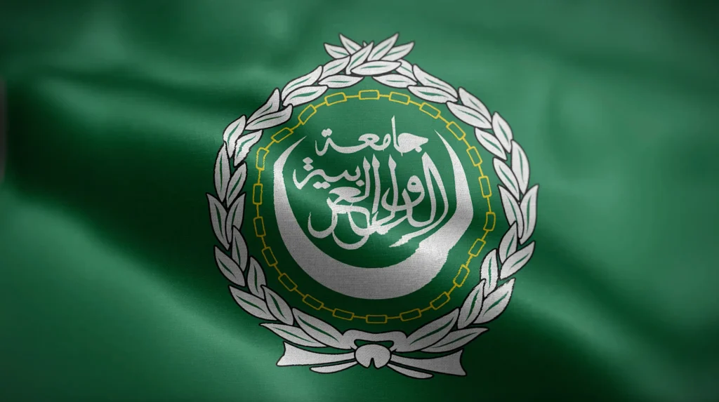 Die Flagge der arabischen Liga.