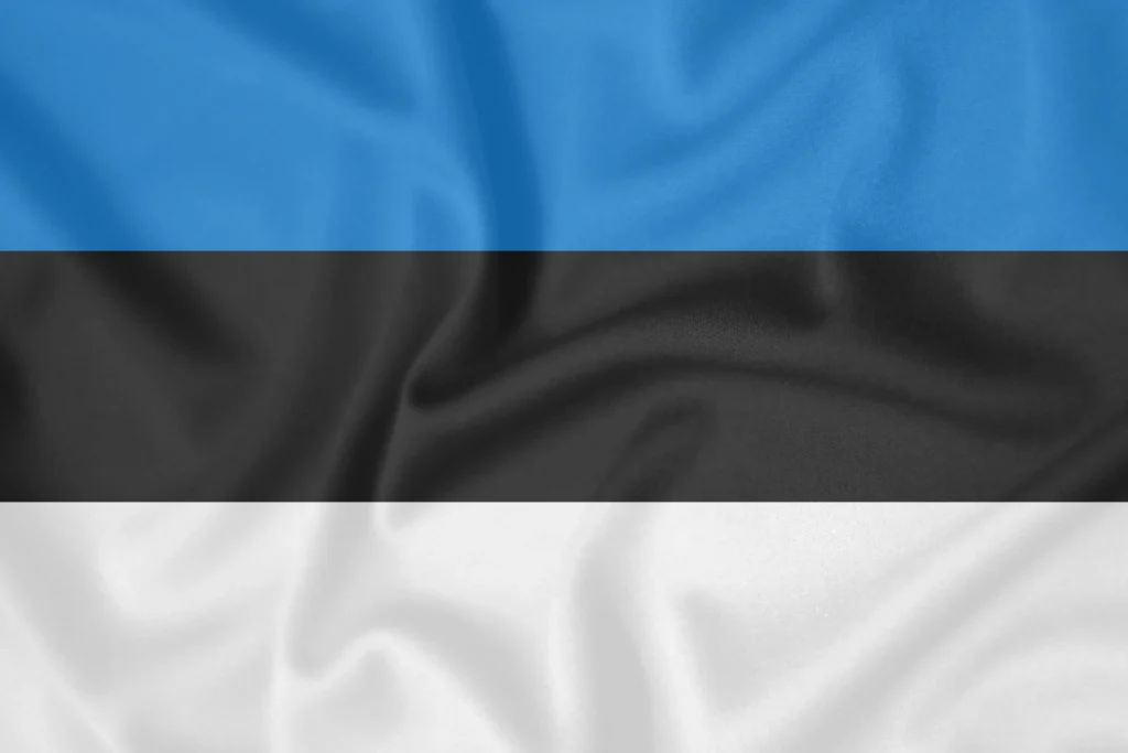 Die Flagge Estlands