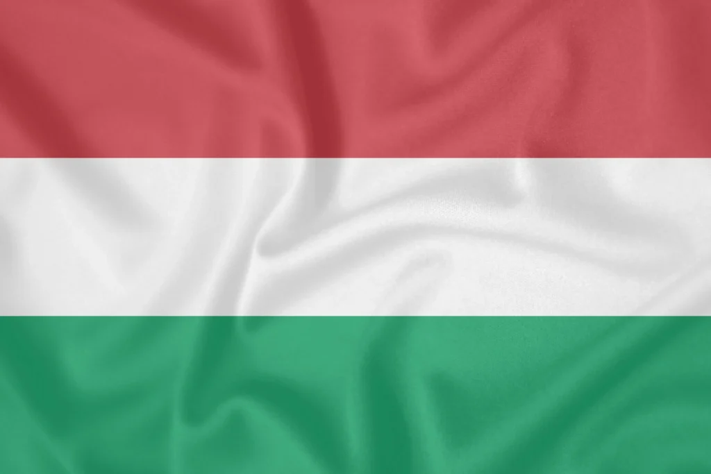 Die Flagge Ungarns.