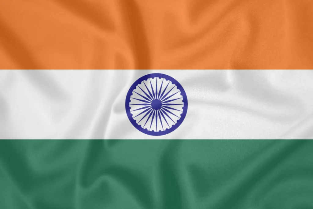 Flagge Indiens.