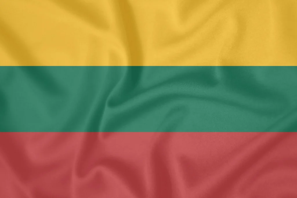 Die Flagge Litauens.