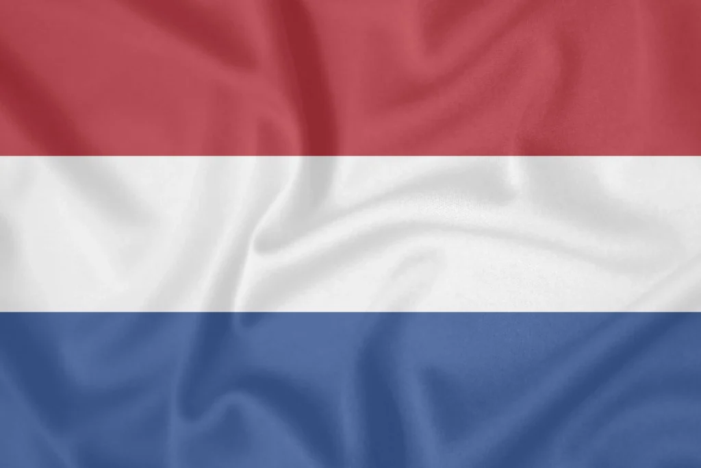 Die Flagge der Niederlande.