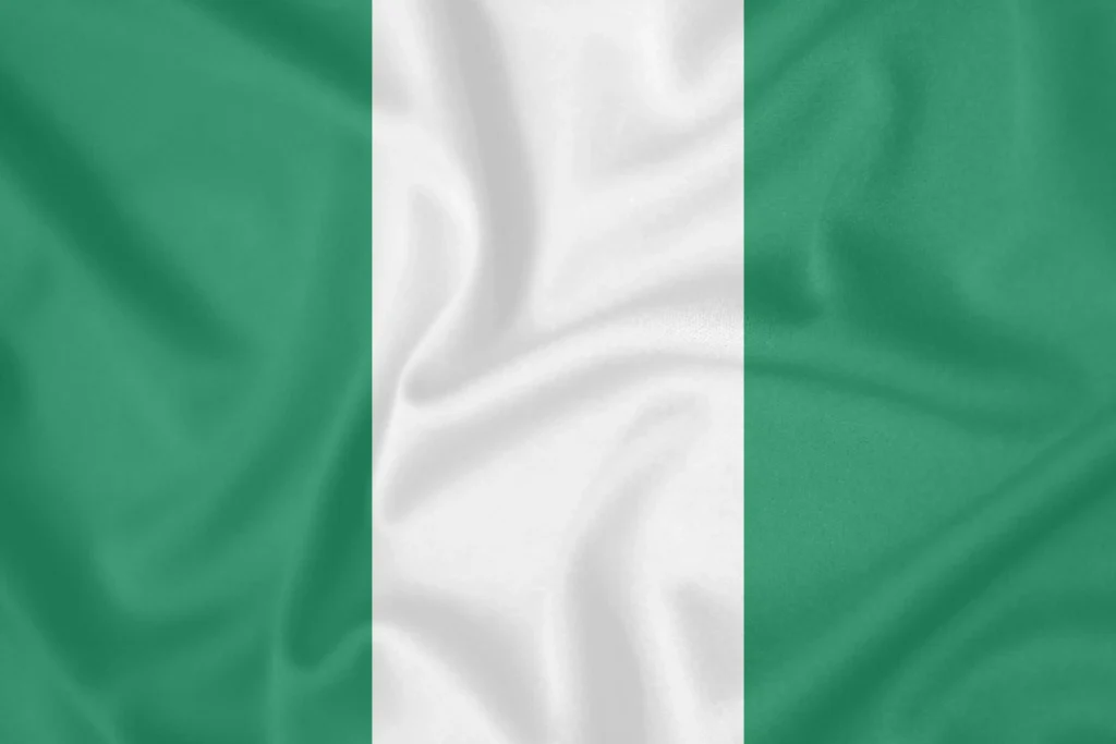 Die Flagge Nigerias