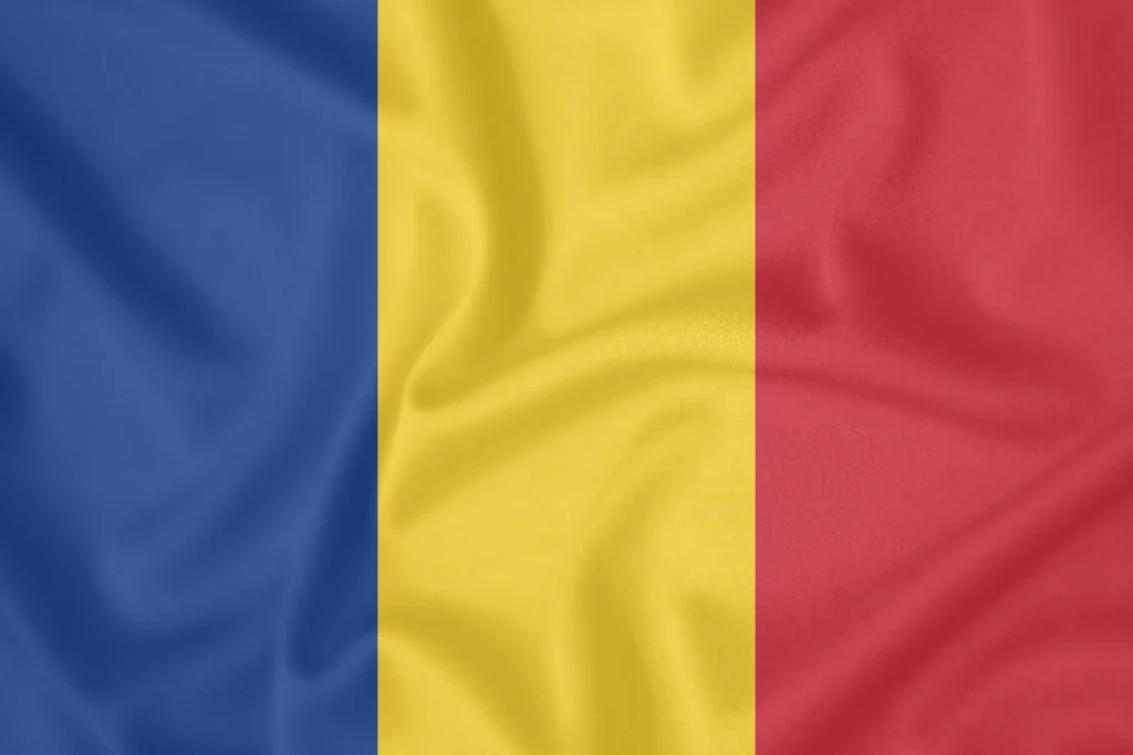 Die Flagge Rumäniens.